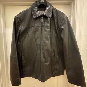 Boston Harbor leather jacket